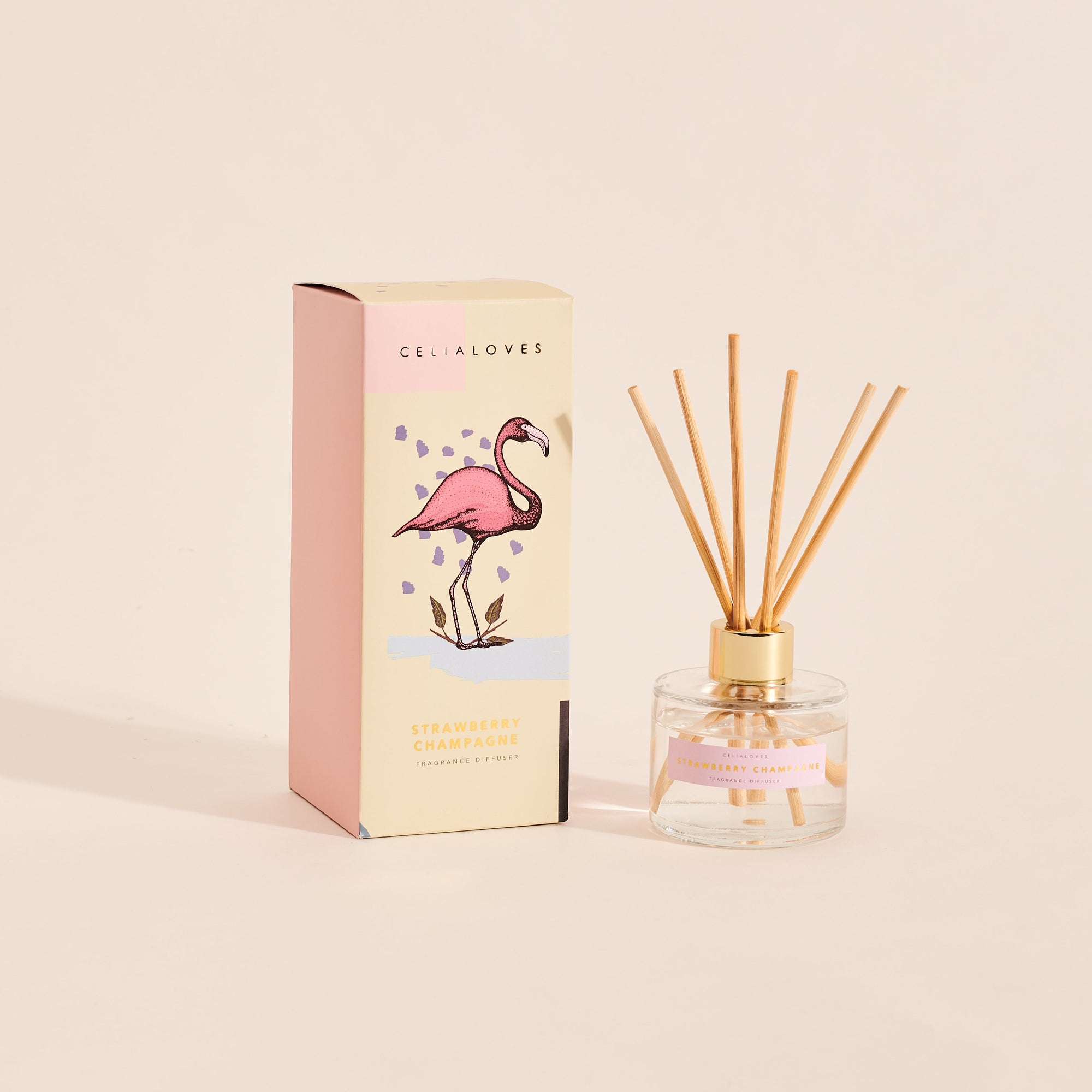 Strawberry Champagne Fragranced Reed Diffuser