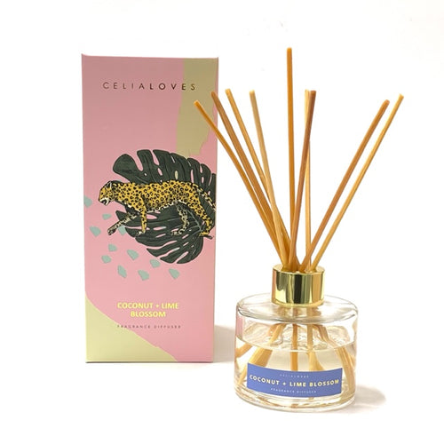 Coconut & Lime Blossom Fragranced Reed Diffuser
