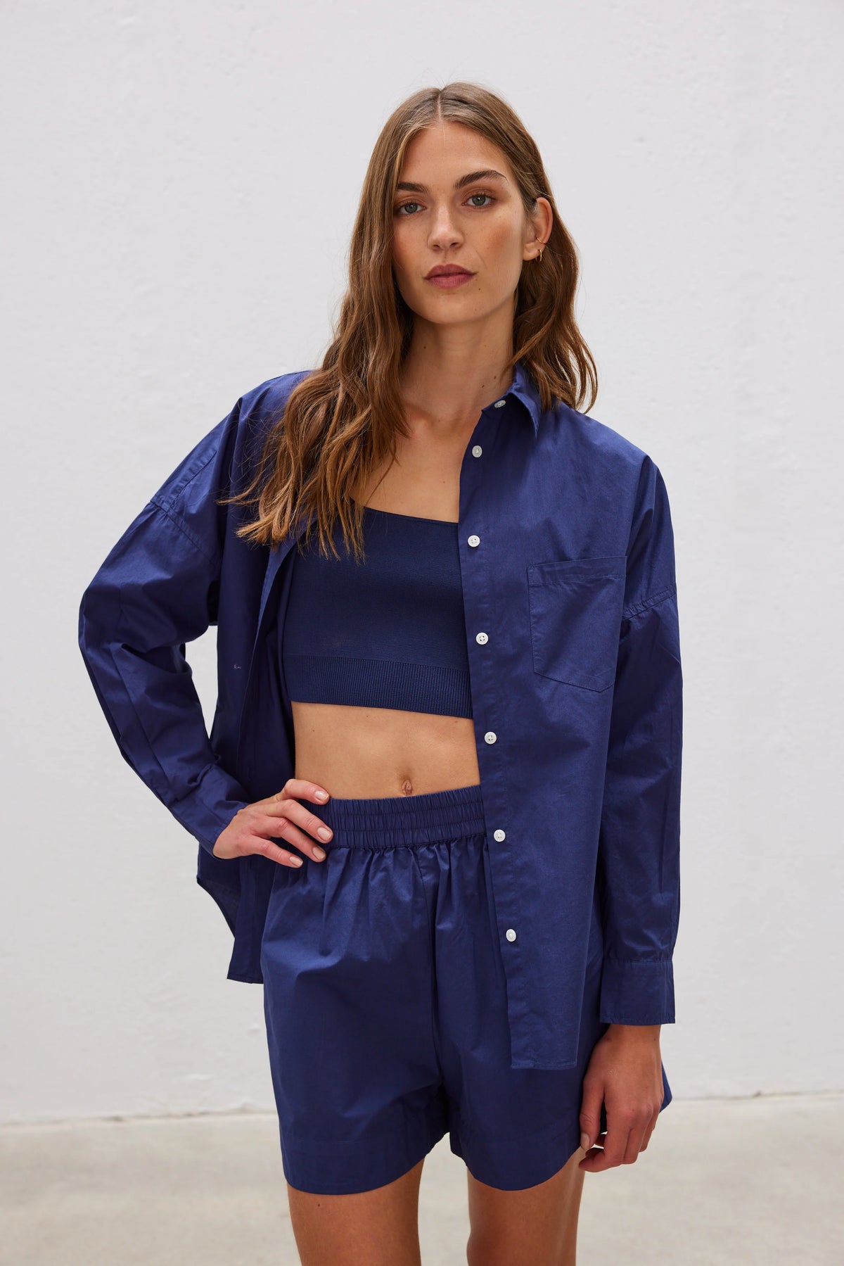 Chiara Shirt Classic - Navy