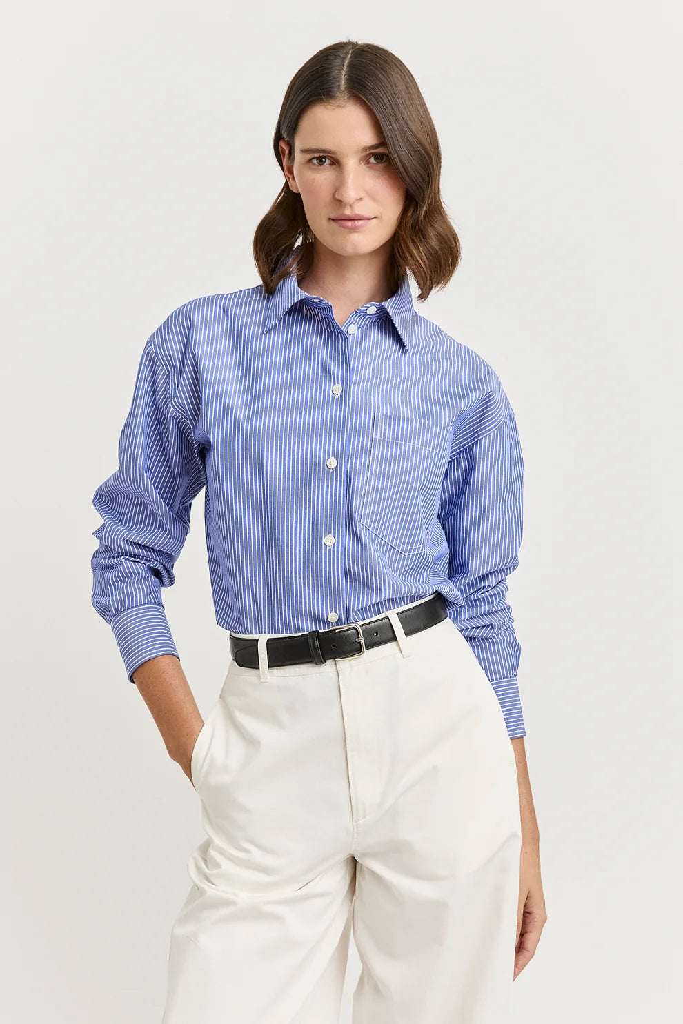 Relaxed cotton shirt