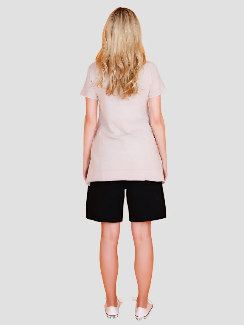 Marley 3S Leopard Logo T Shirt - Angora