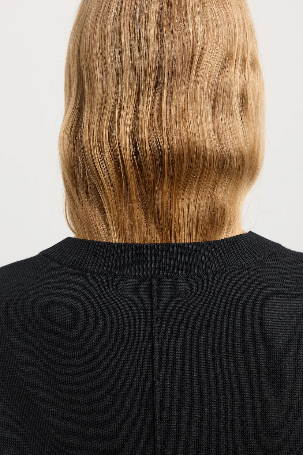 Fine Knit Cardigan - Black