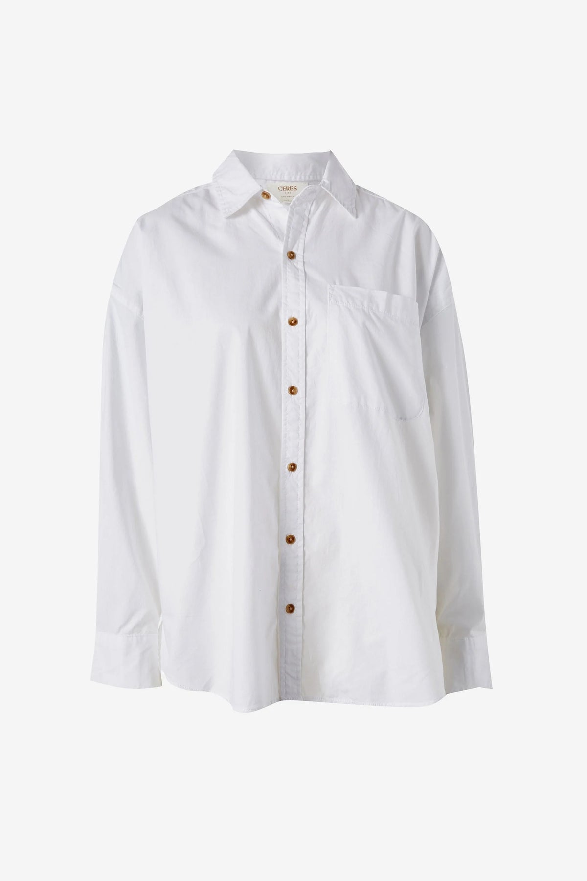 Peta Oversized Shirt  - White