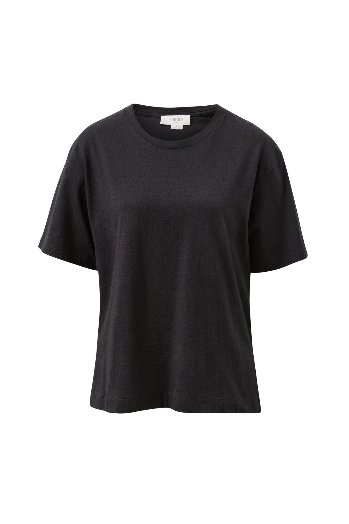 Stevie Slouchy Tee - Black
