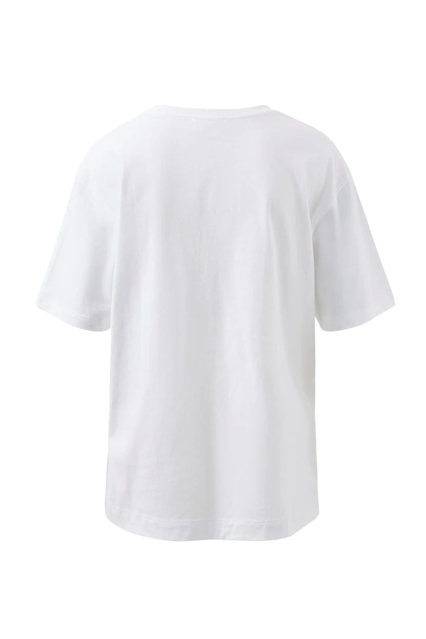 Stevie Slouchy Tee - White