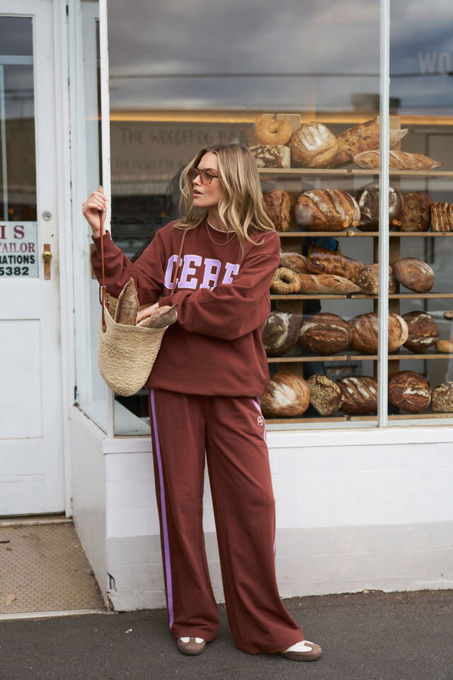 Crew neck cotton sweatshirt