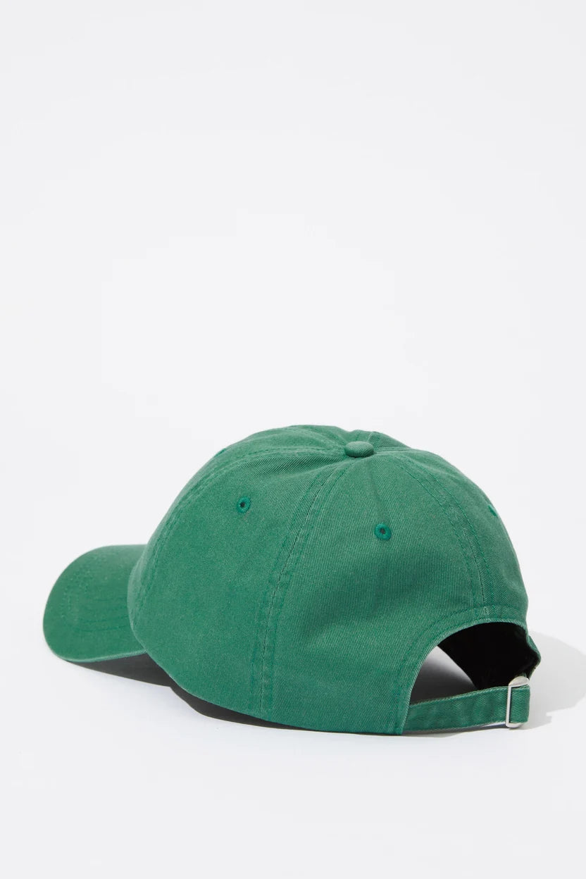 Green cotton cap