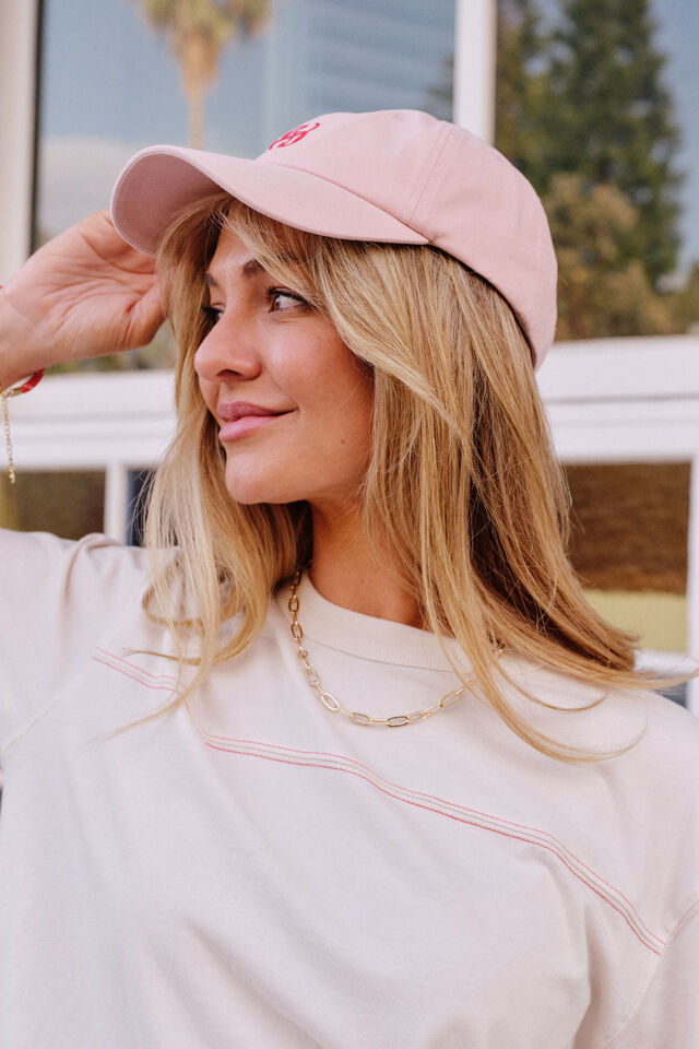 Pip Everyday Cap - Chalk Pink/Red