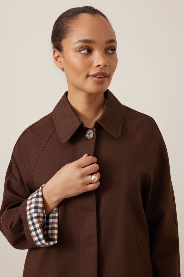 Chocolate brown jacket