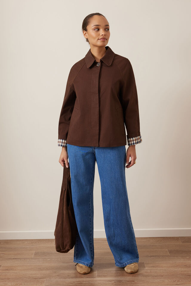 Cropped trench