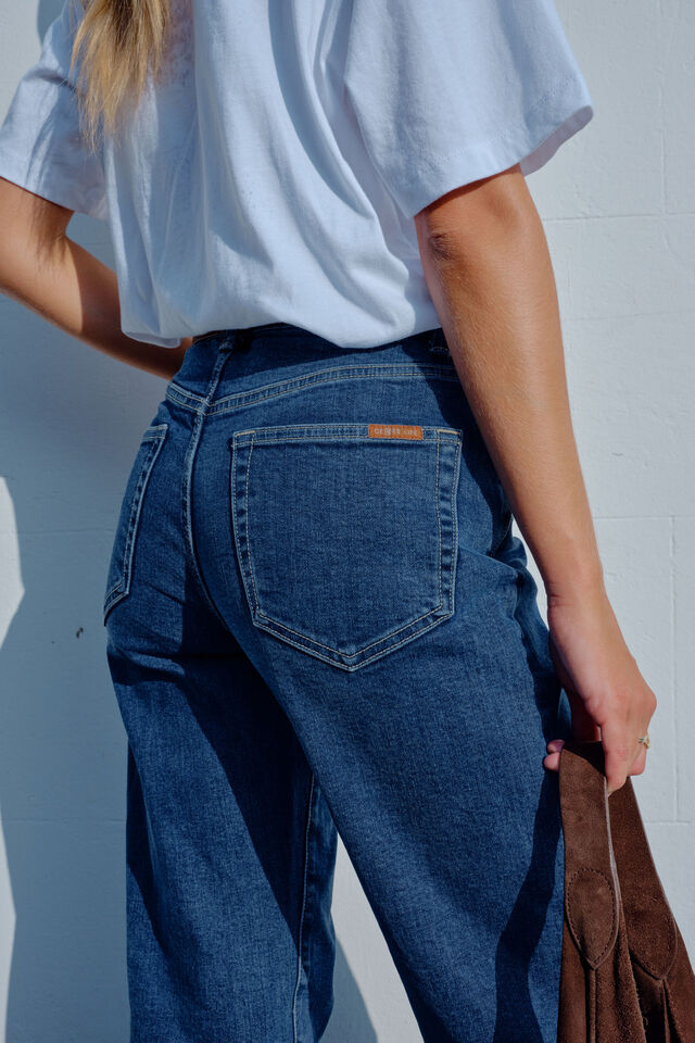 Indigo denim jean