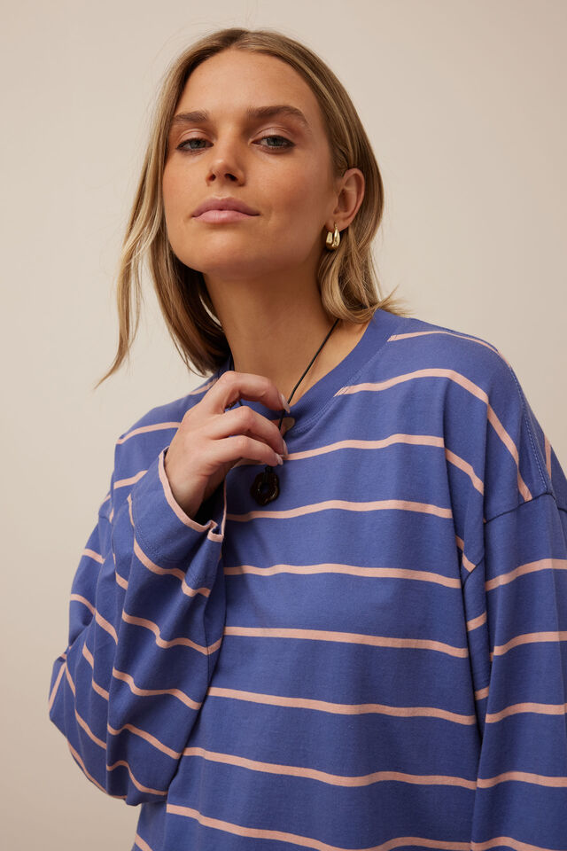 Beau Long Sleeve Slouchy Tee