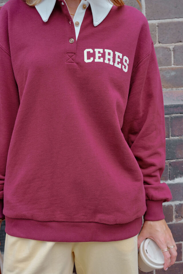 Burgundy Sweatshirt