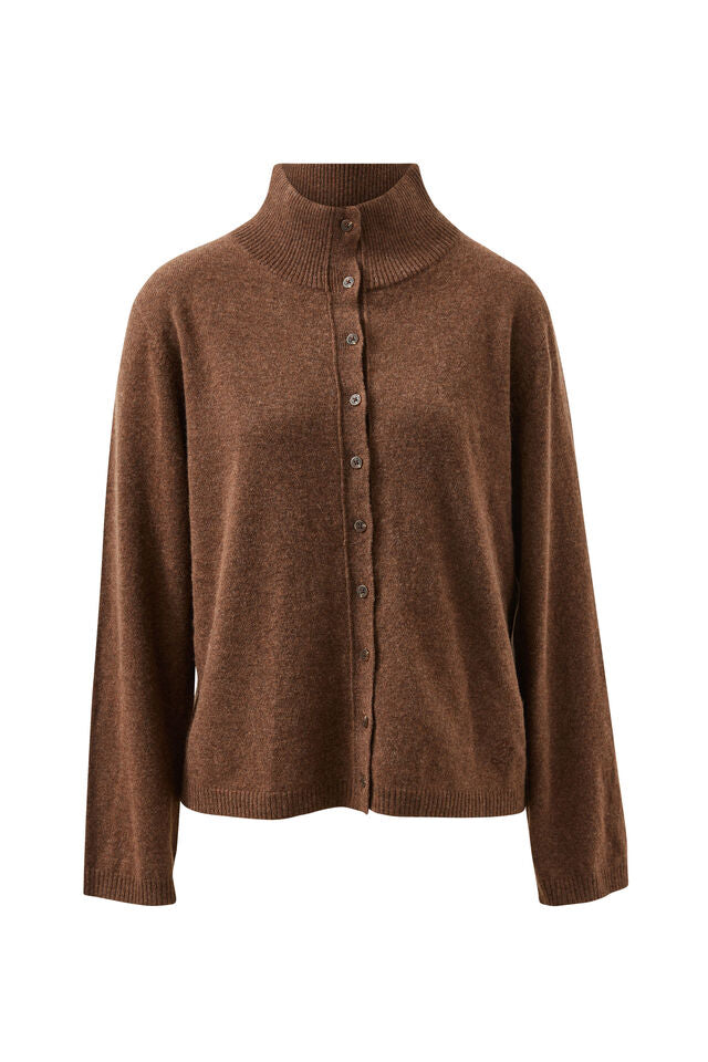 Brown Wool cardigan