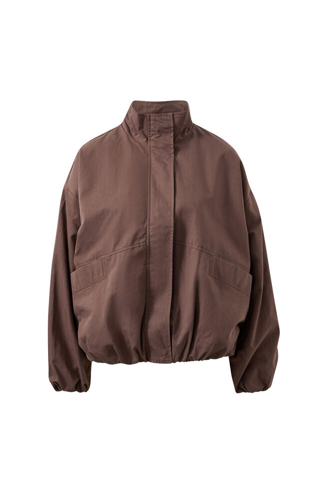 Gwen Bubble Jacket - Brunette
