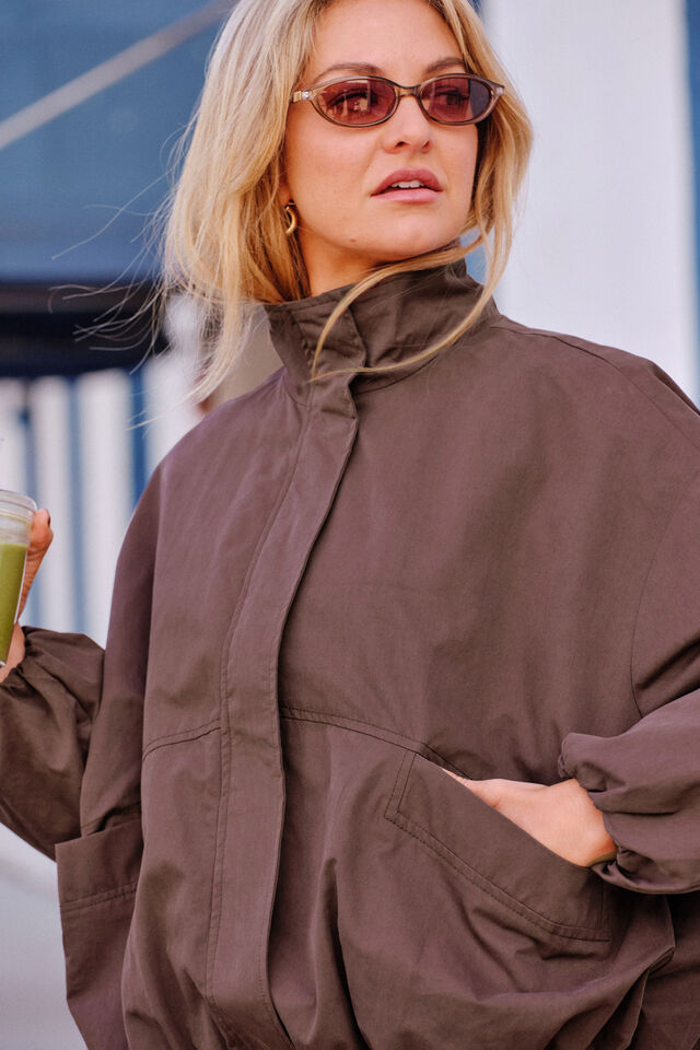 Gwen Bubble Jacket - Brunette