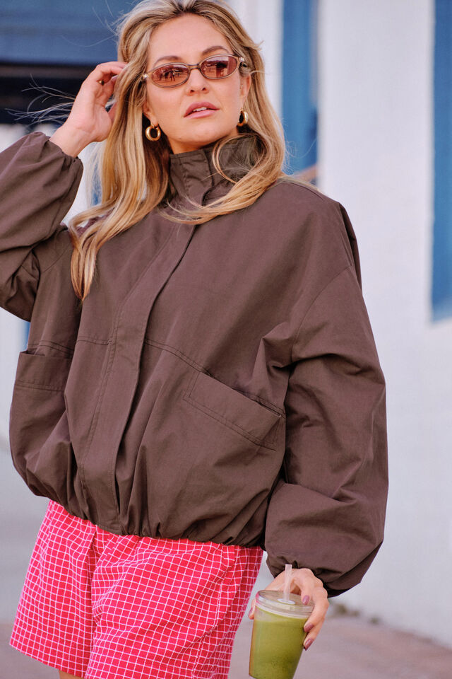 Gwen Bubble Jacket - Brunette
