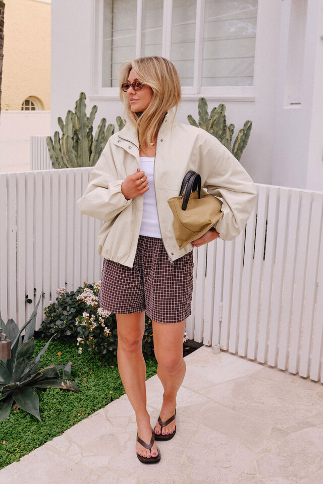 Gwen Bubble Jacket - Putty