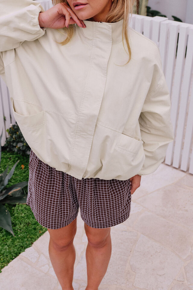 Gwen Bubble Jacket - Putty