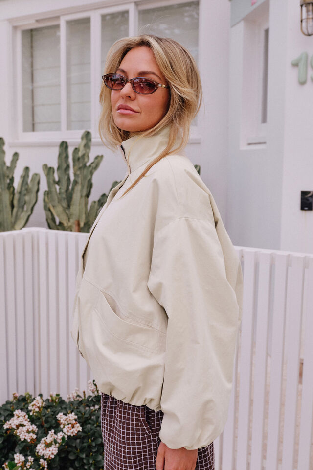 Gwen Bubble Jacket - Putty