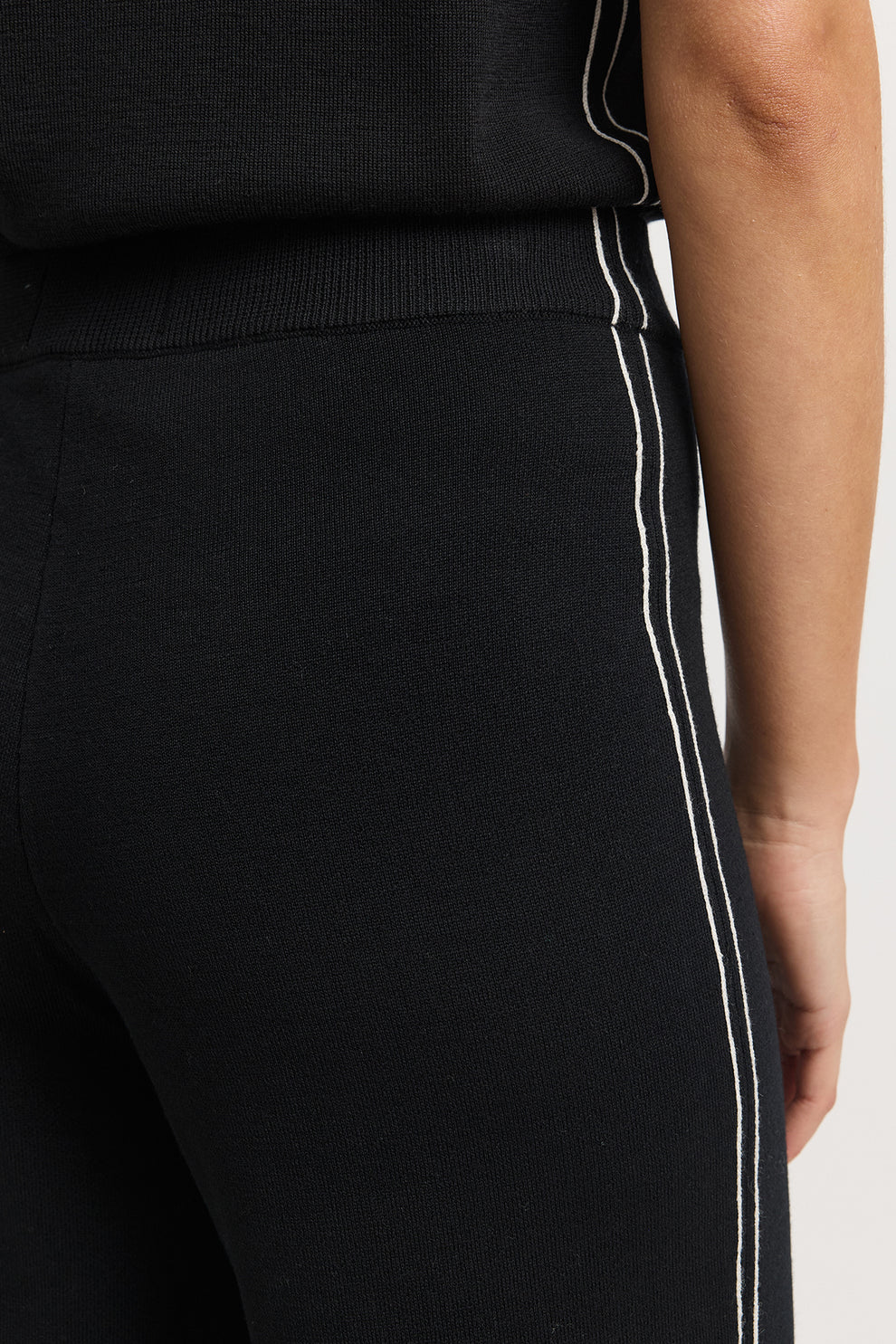 Knit Pant - Black/White