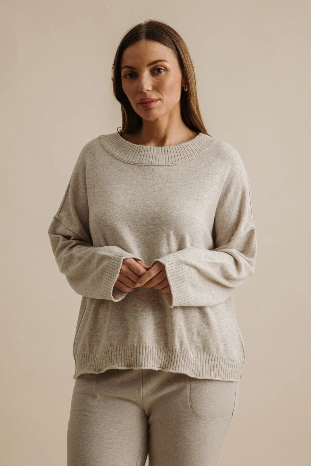 Elevate Crew Pullover - Buckwheat