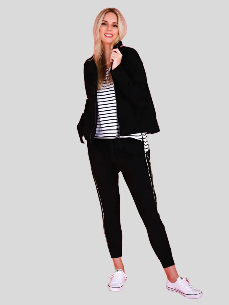 Kallista Zip Up Jacket - Black