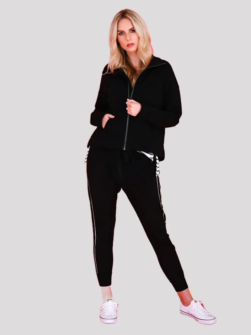 Kallista Zip Up Jacket - Black