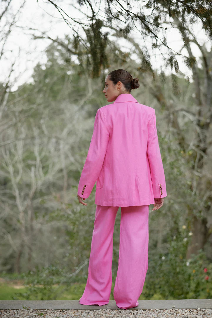 THE JACQUELINE PANT IN FUSHIA