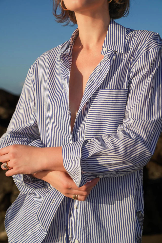 Buddy Shirt - Neelam Stripe