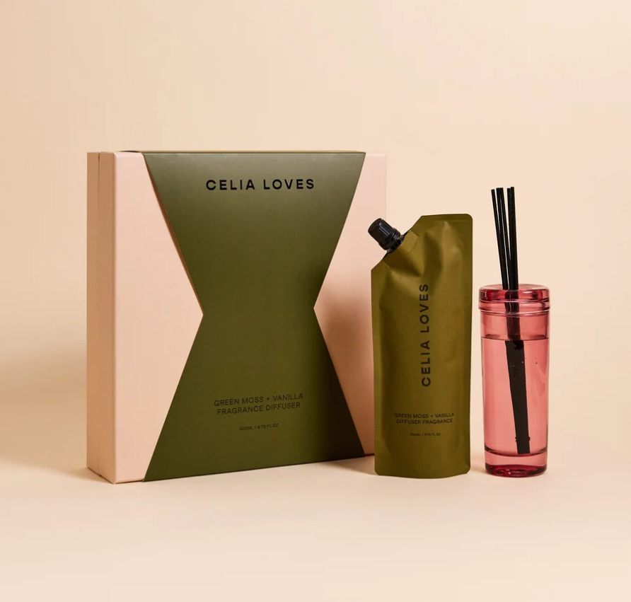 Green Moss + Vanilla Diffuser Gift Set