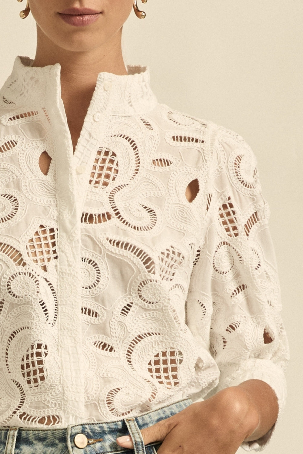 Mantra Top - Porcelain