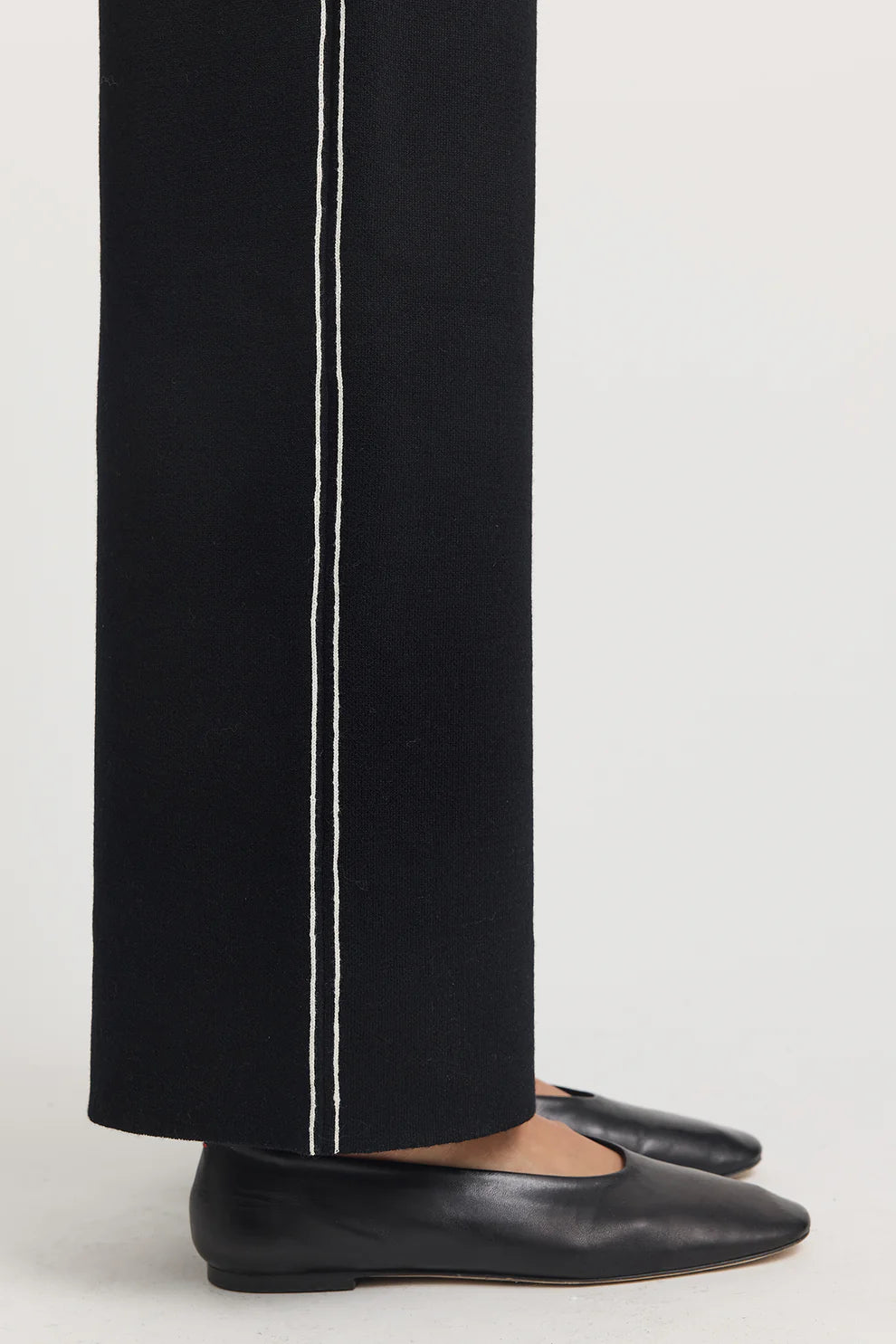 Knit Pant - Black/White