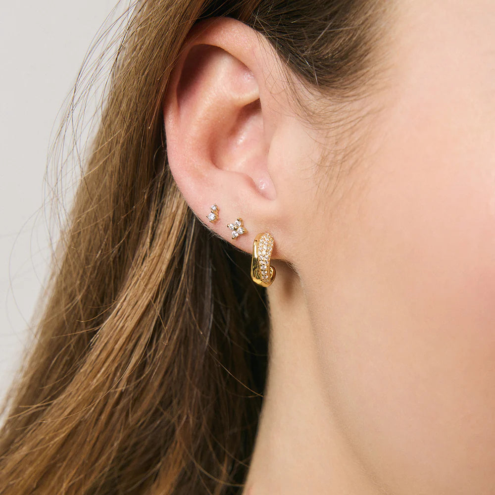 Diya Cartilage Earrings - Gold