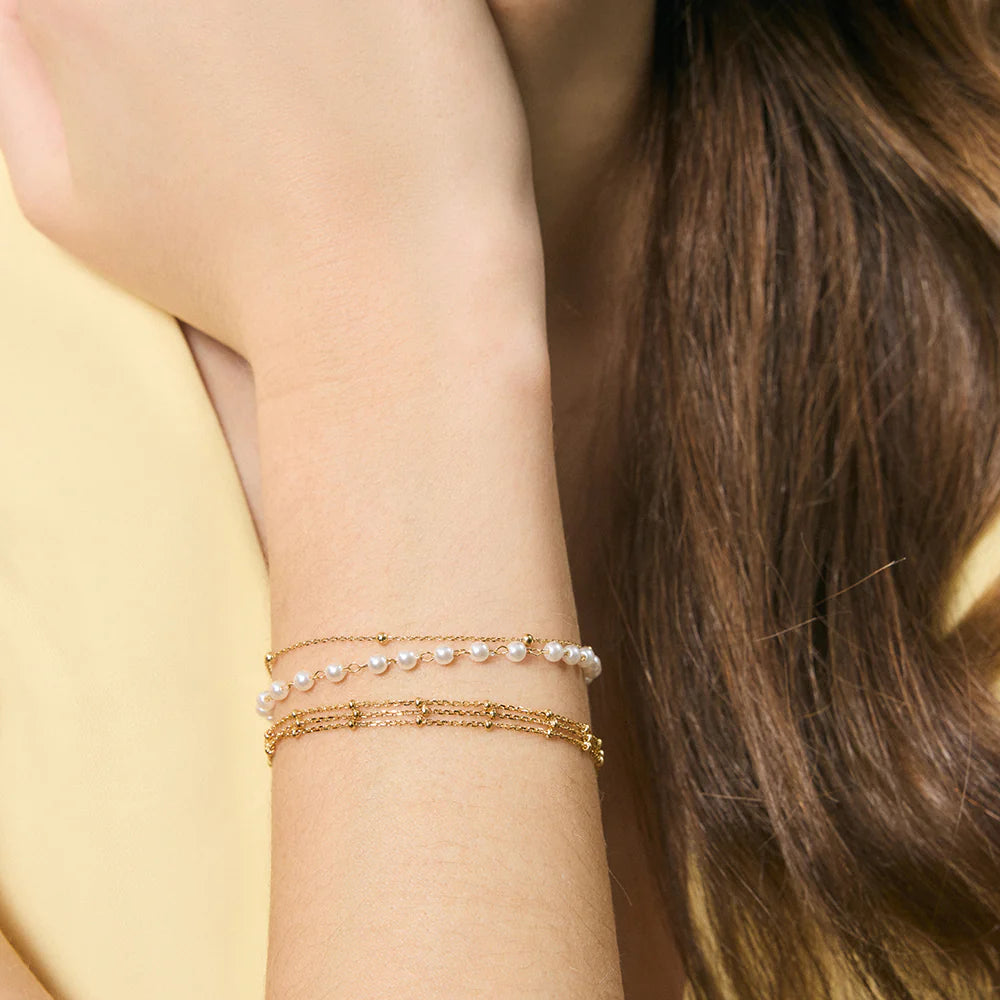 Eliana Bracelet - Gold/Pearl