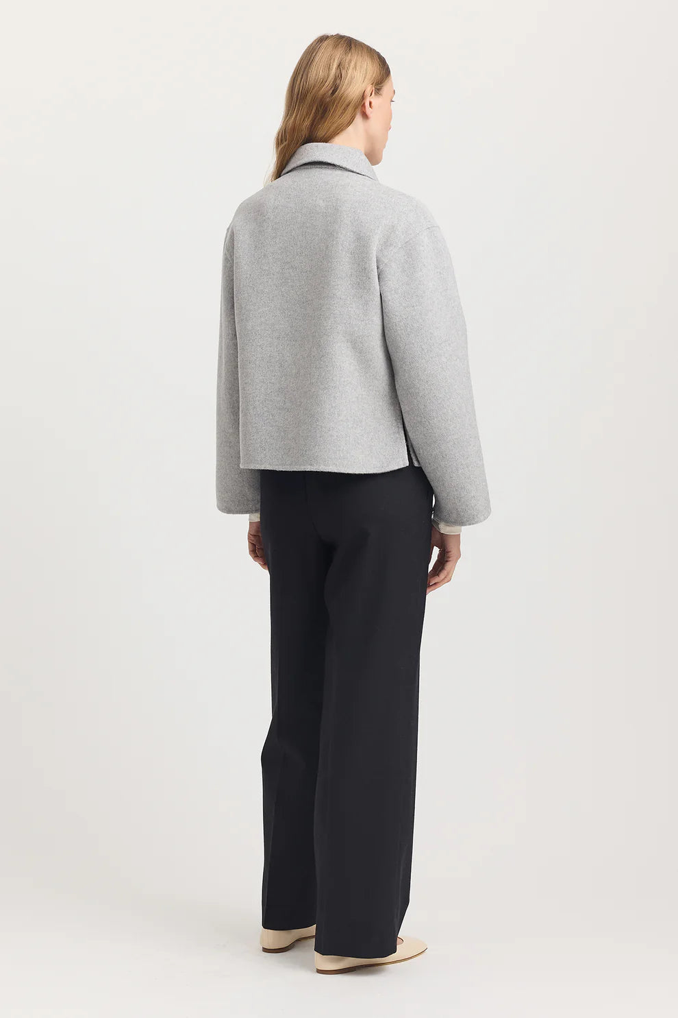 Wool Jacket - Mid Grey