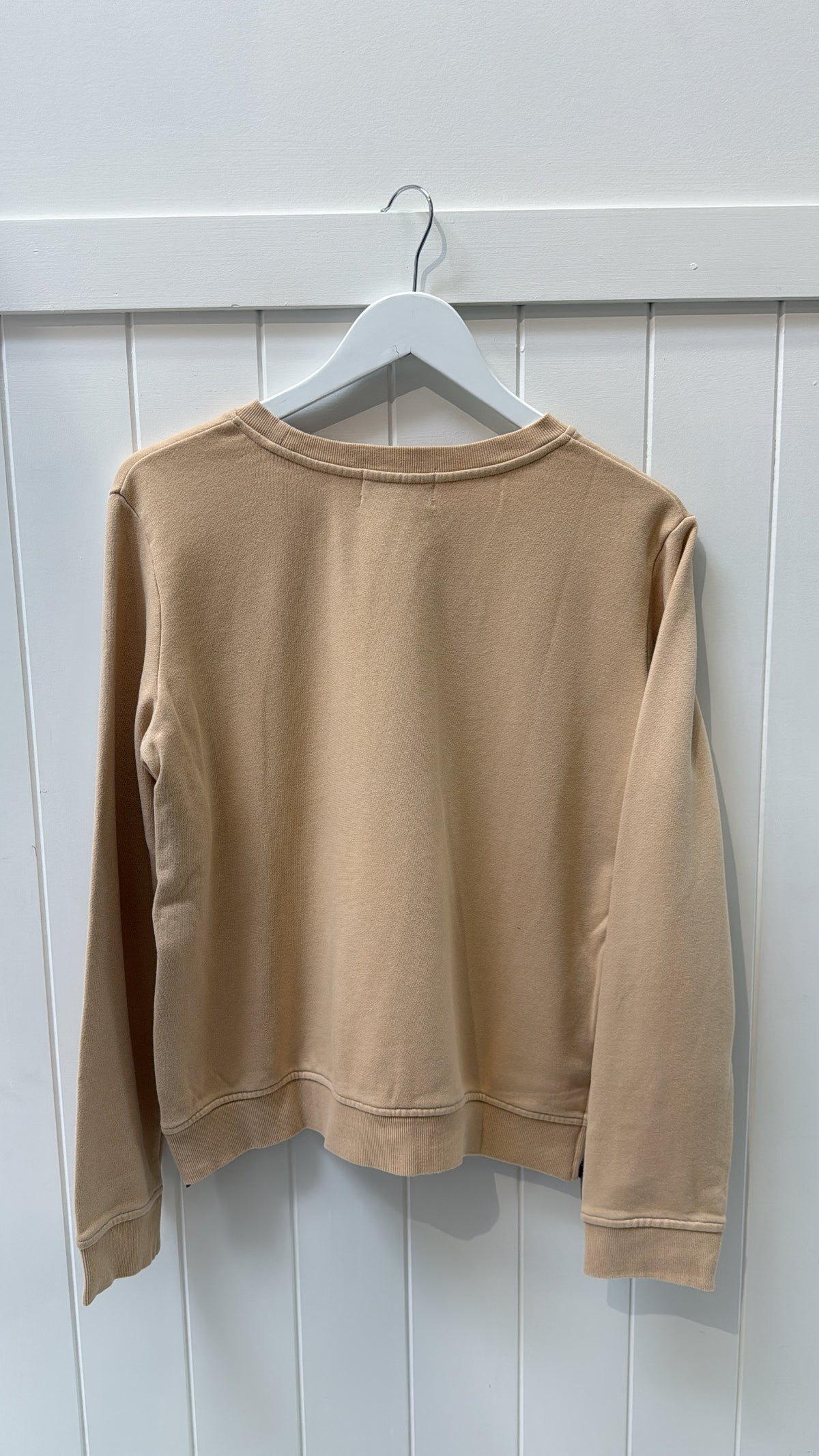 Sequin Star Sweatshirt - Beige