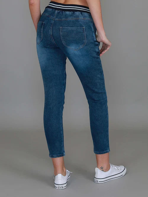 stretch denim jogger jean