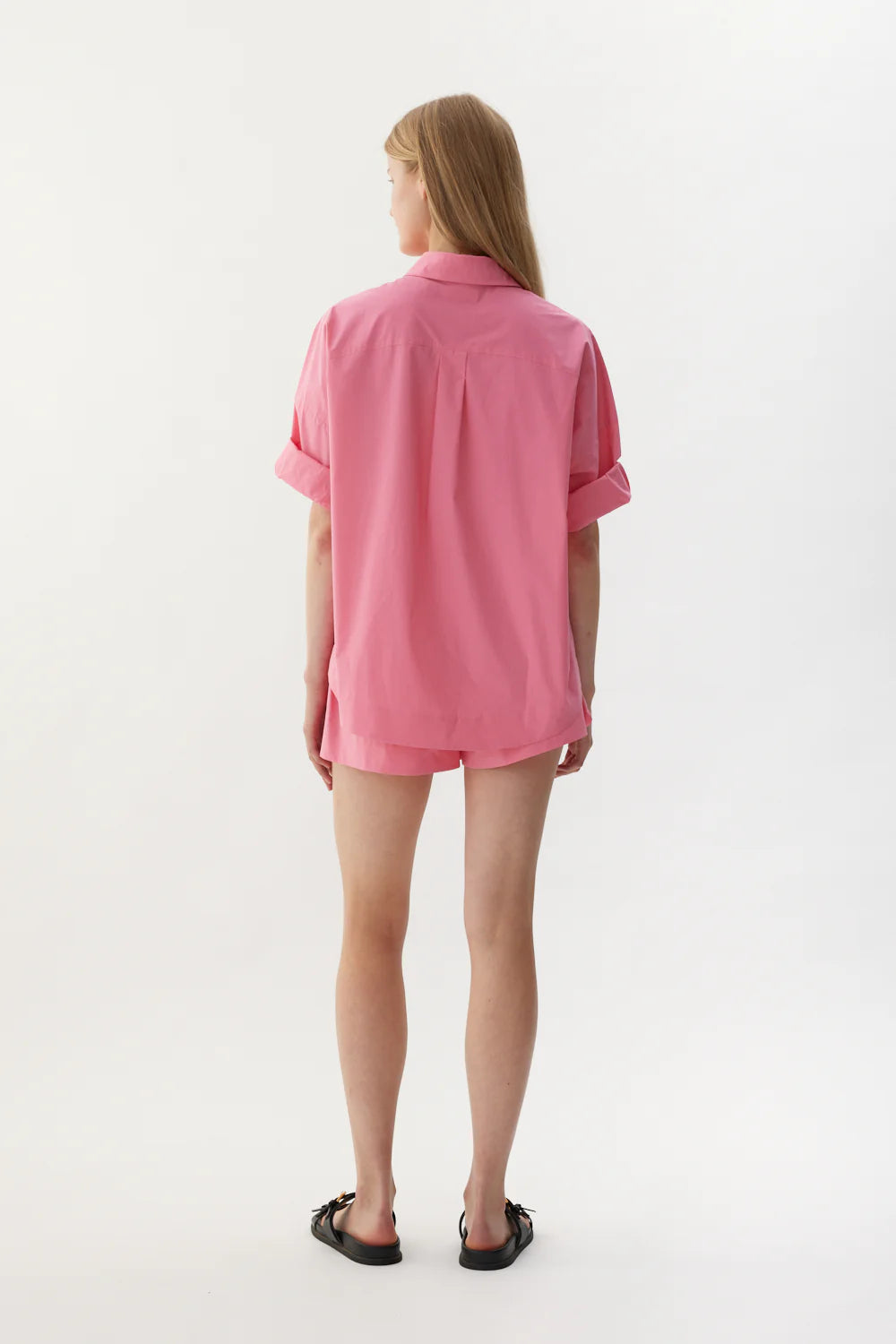 Billie Shirt Sleeve Shirt - Rosa