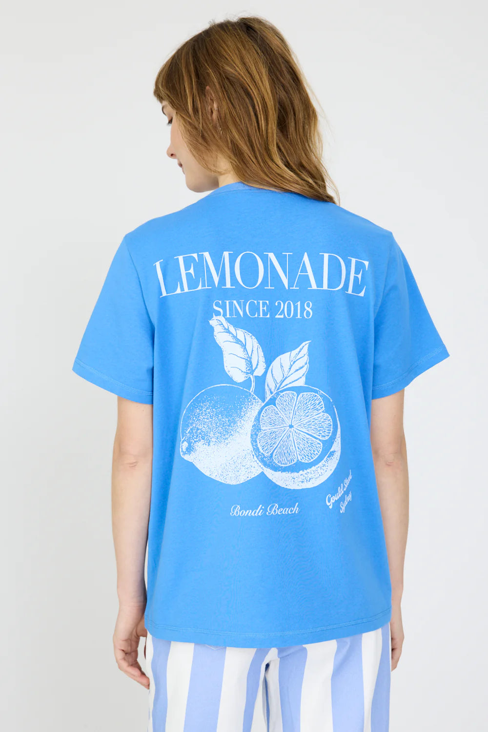 Good Times Club T-Shirt -Ink Blue/Off White