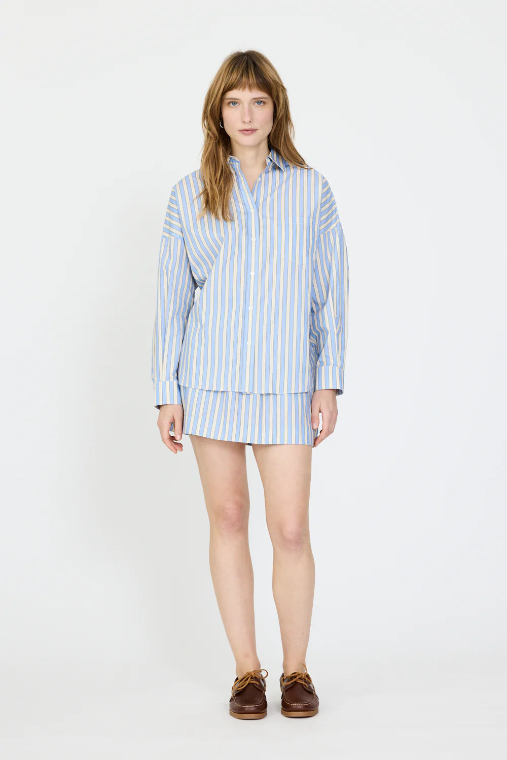 Chiara L/S Shirt - Grape Mist/Khaki/Birch/Plumeria