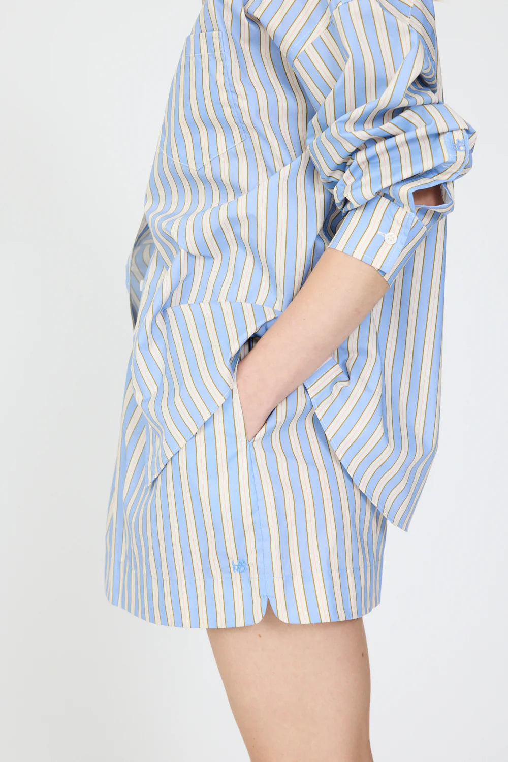 Chiara L/S Shirt - Grape Mist/Khaki/Birch/Plumeria