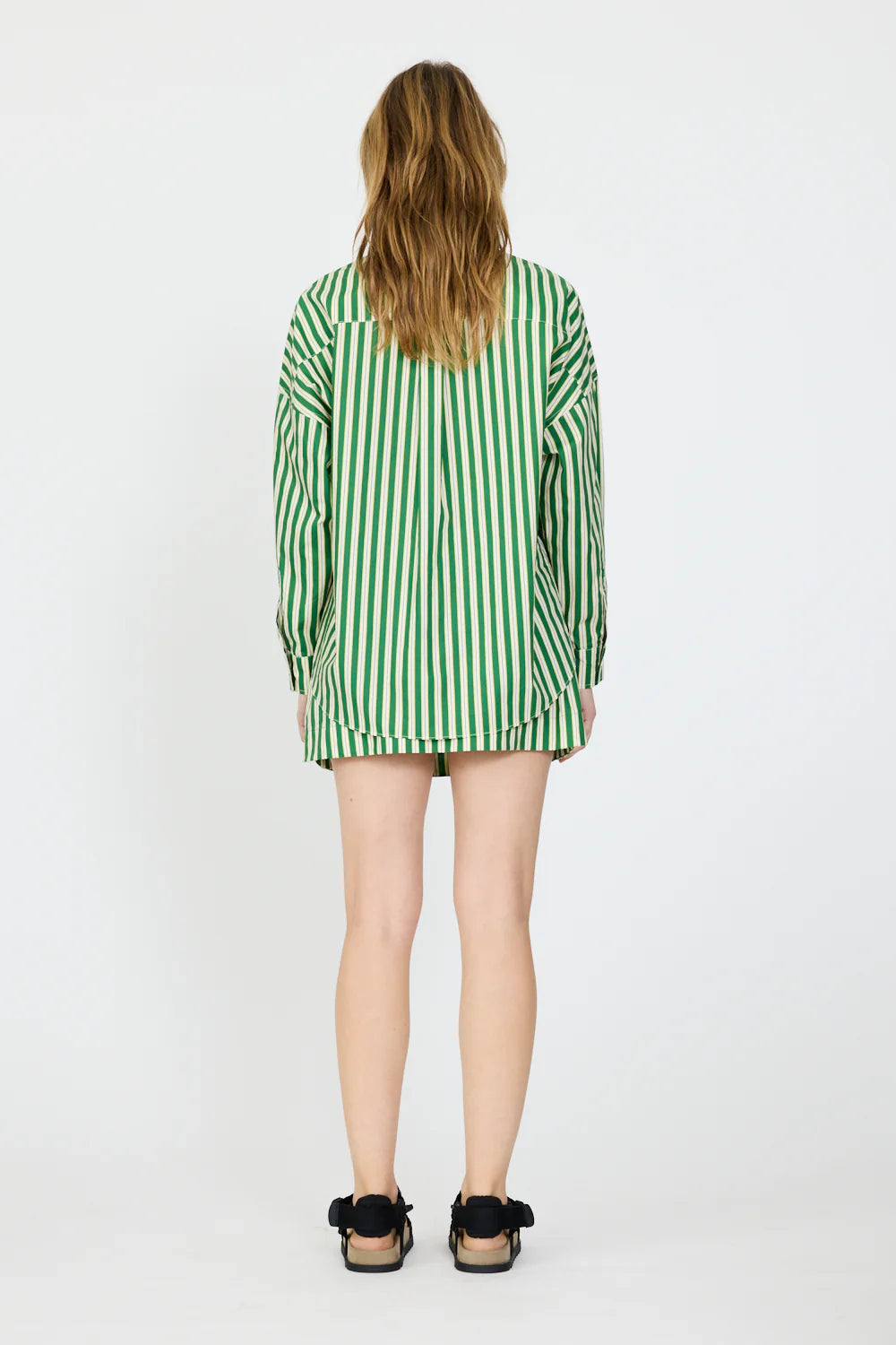 Chiara Long Sleeve Shirt -Forest/Apple Green/Birch