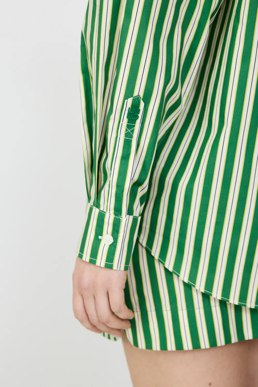 Chiara Long Sleeve Shirt -Forest/Apple Green/Birch