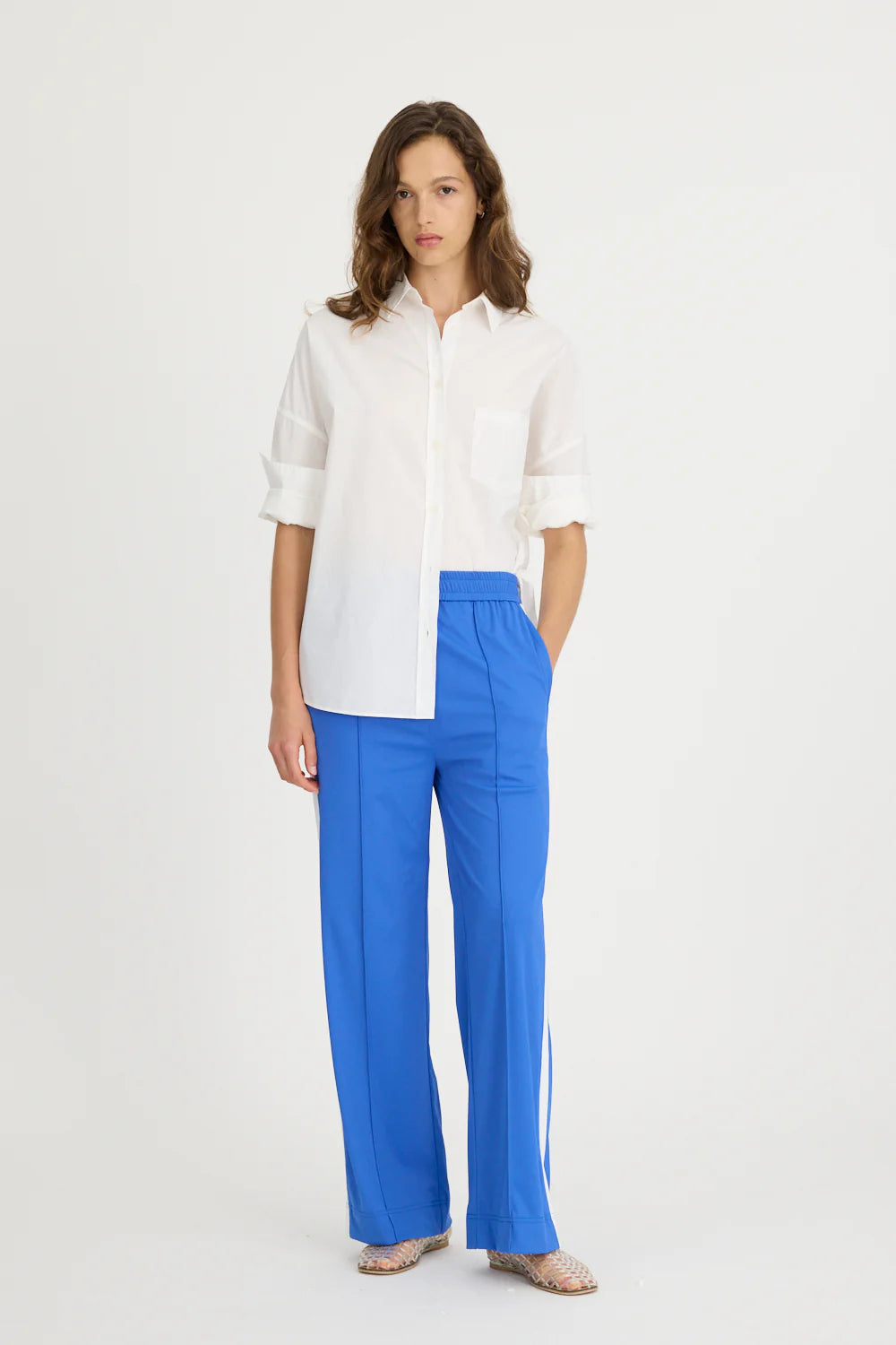 Breakline Jogger - Ink-Blue/ White