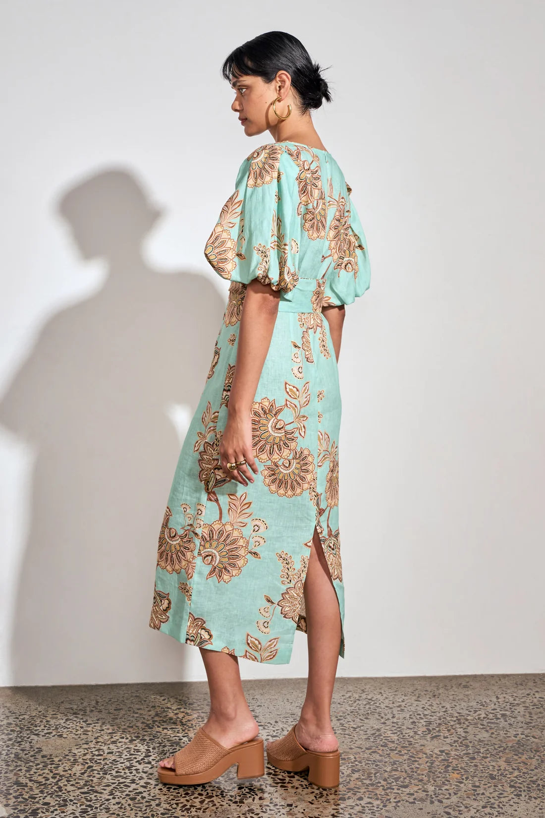 Boat neck dress
