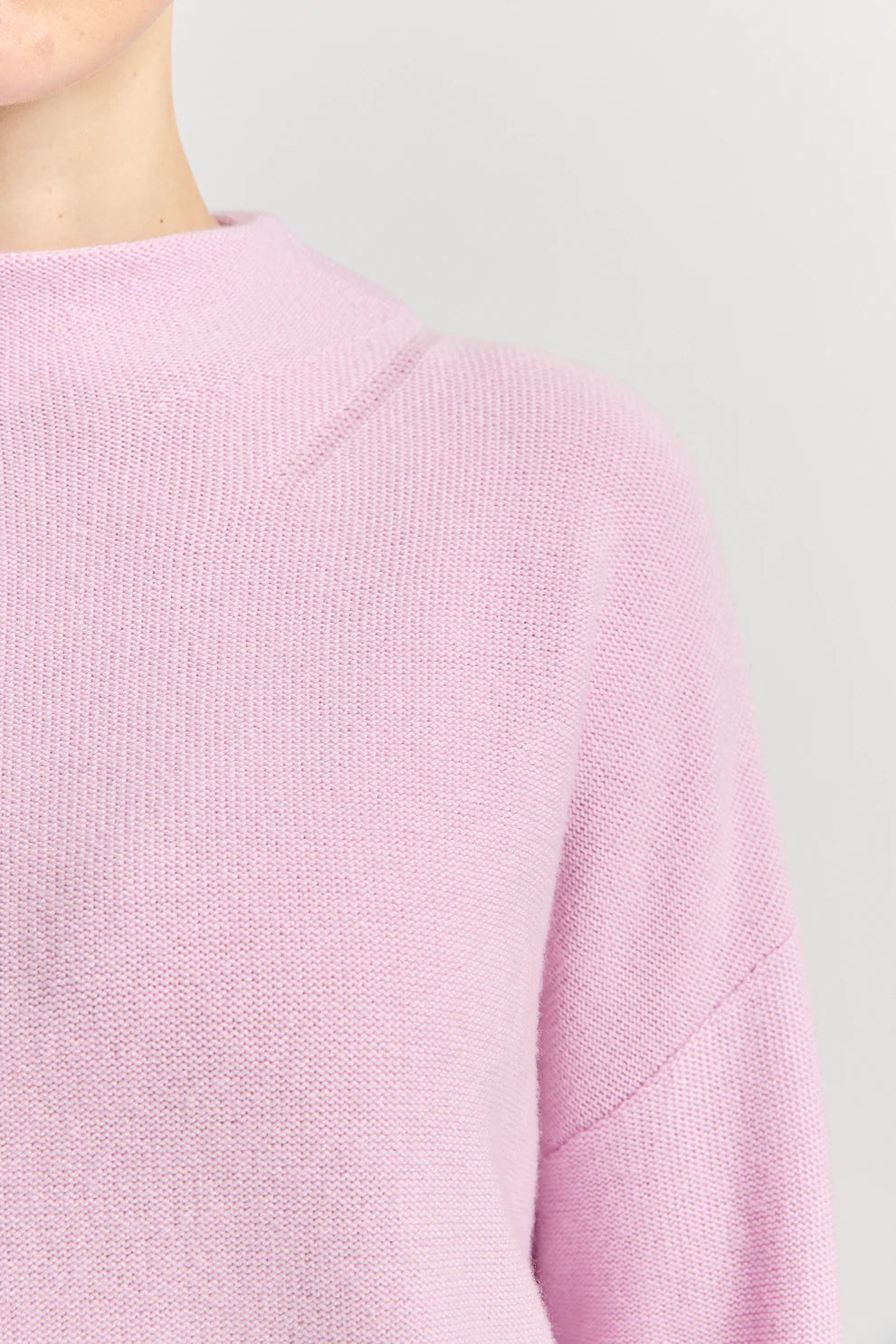 Pink merino jumper