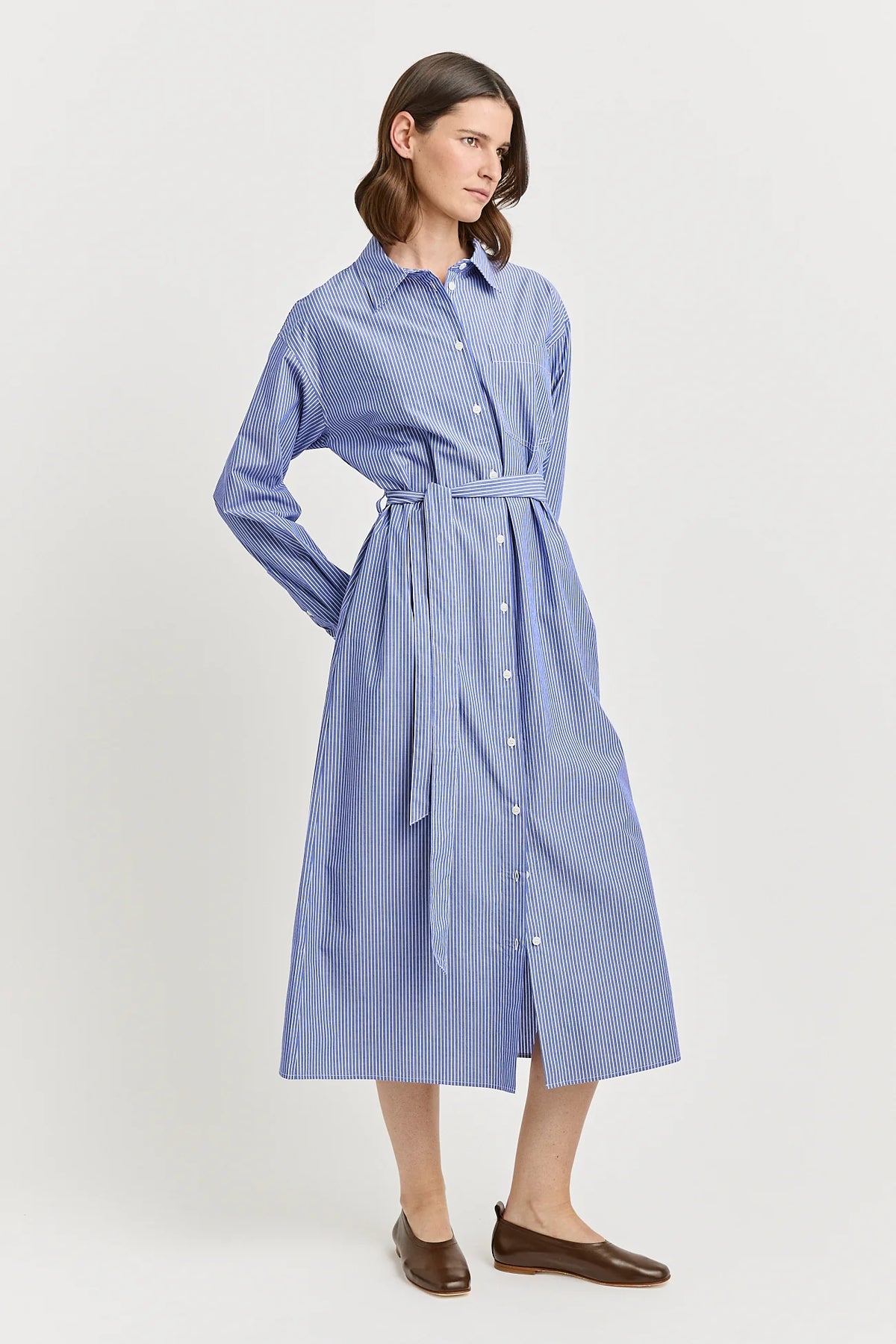Cotton midi dress