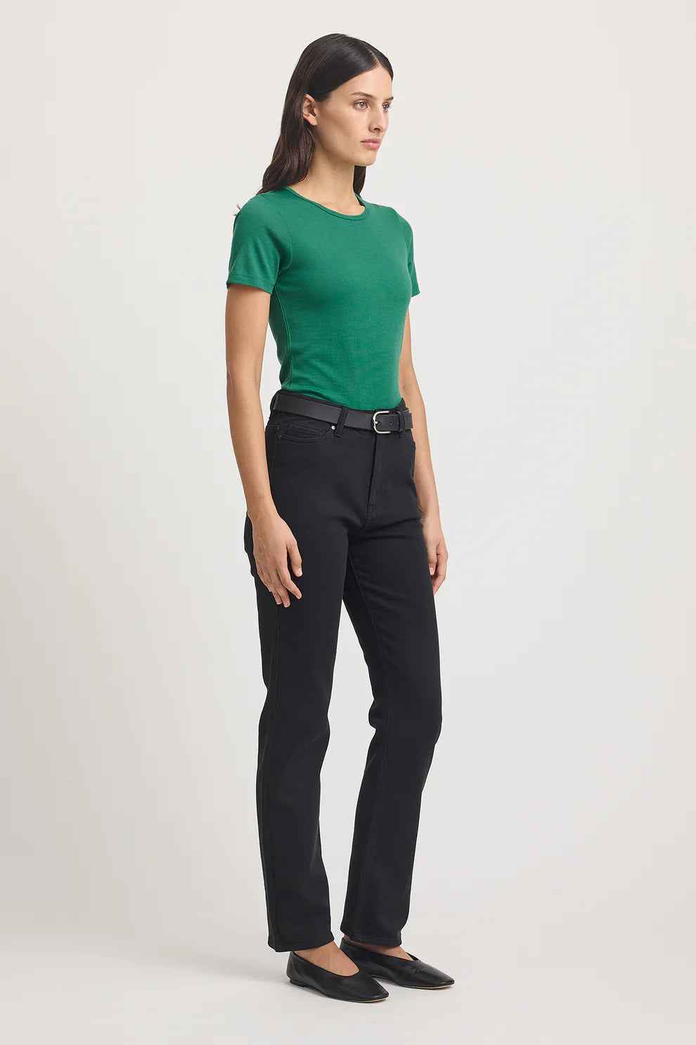 Short Sleeve Merino Tee - Lush Green