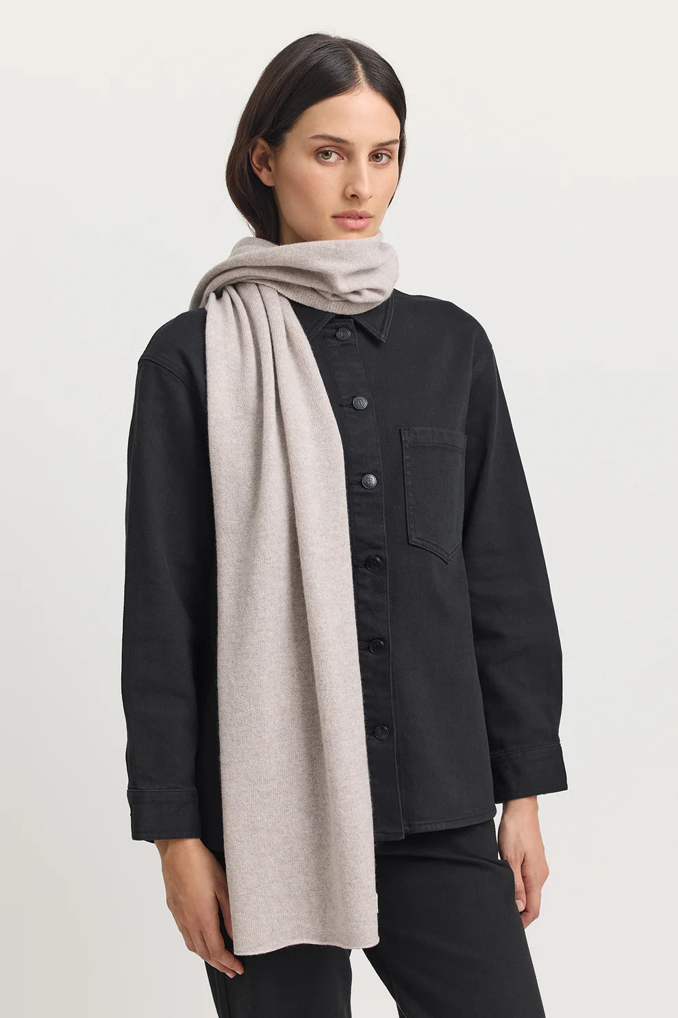 Light Oat Toorallie Scarf